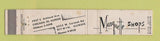 Matchbook Cover - Marquette Shops Clothes Chicago Berwyn IL WEAR 10 Strike