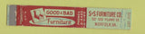 Matchbook Cover - S&S Furniture Company Norfolk VA WEAR 10 Strike