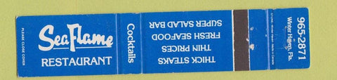 Matchbook Cover - Sea Flame Restaurant Winter Haven FL WEAR 12 Strike