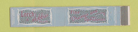 Matchbook Cover - Lorch Hobbies Dallas TX clothes 10 Strike