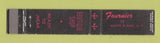 Matchbook Cover - Fournier Women's Clothes White Plains NY 10 Strike