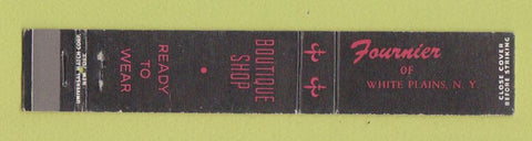 Matchbook Cover - Fournier Women's Clothes White Plains NY 10 Strike