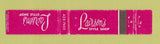 Matchbook Cover - Larsen's Style Shop Harlingen TX Clothes WEAR 10 Strike