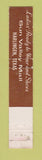 Matchbook Cover - Larsen's Style Shop Harlingen TX Clothes WEAR 10 Strike