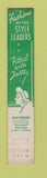 Matchbook Cover - Millinery Lounge Elmhurst IL Women's Clothes 10 Strike
