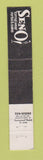 Matchbook Cover - Senol Men's Clothes WEAR 10 Strike