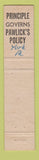 Matchbook Cover - Edward Pawlick Republican School Director Election 12 Strike