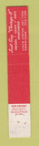 Matchbook Cover - Zukors Portland OR Women's Clothes 10 Strike