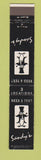 Matchbook Cover - Sandy's Tuxedos Men's Clothes Metairie Kenner LA 10 Strike
