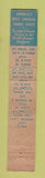 Matchbook Cover - Home Silk Shop Material Cotton Los Angeles CA 10 Strike