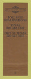 Matchbook Cover - The Regent Hotel Dallas TX