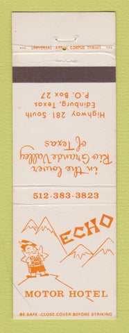 Matchbook Cover - Echo Motor Hotel Edinburg TX