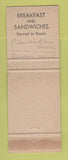 Matchbook Cover - Town House Tourist Court Dallas TX WEAR