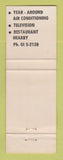Matchbook Cover - Central Motel Dublin TX