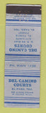 Matchbook Cover - Del Camino Courts El Paso TX