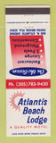 Matchbook Cover - Atlantis Beach Lodge Cocoa Beach FL