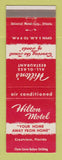 Matchbook Cover - Hilton's Motel Crestview FL