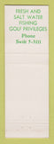 Matchbook Cover - Port Paradise Hotel Crystal River FL