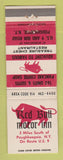 Matchbook Cover - Red Bull Motor Inn Poughkeepsie NY WEAR