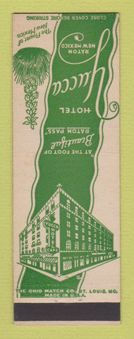 Matchbook Cover - Hotel Yucca Raton NM