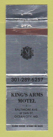 Matchbook Cover - King's Arms Motel Ocean City MD WEAR