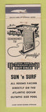 Matchbook Cover - Sun n Surf Motel POOR STRIKER