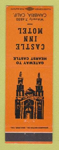 Matchbook Cover - Castle Inn Motel Cambria CA