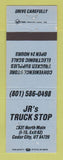 Matchbook Cover - Jr's Truck Stop Cedar City UT WEAR