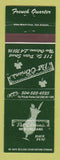 Matchbook Cover - Pat O'Brien's New Orleans LA