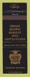 Matchbook Cover - Gold Steer Restaurant Sheridan WY
