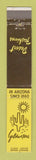 Matchbook Cover - Goldwaters Clothes Scottsdale Prescott AZ 10 Strike