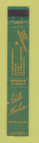 Matchbook Cover - Golith Woolner Clothes Chicago IL 10 Strike