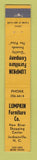 Matchbook Cover - Lumpkin Furniture Jacksonville NC 10 Strike