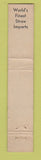 Matchbook Cover - House of Straws Miami Shores FL WEAR 10 Strike