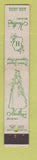 Matchbook Cover - Hartley's Women's Clothes Miami FL girlie 10 Strike