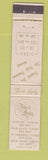 Matchbook Cover - First Lady Women's Clothes Miami Beach FL 12 Strike