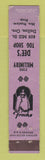 Matchbook Cover - Dee's Tog Shop Women's Clothes Dallas OR 12 Strike