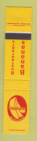 Matchbook Cover - Bananas Restaurants 12 Strike