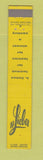 Matchbook Cover - H Liebes Clothes San Mateo CA WEAR 10 Strike