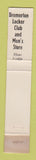 Matchbook Cover - Bremerton Locker Club WA Military Uniforms WORN 10 Strike