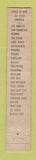 Matchbook Cover - House of 9 Women's Clothes CHAIN 10 Strike