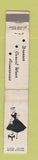 Matchbook Cover - Doris Ohler Women's Clothes Fort Lauderdale FL WORN 10 Strike
