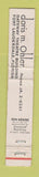 Matchbook Cover - Doris Ohler Women's Clothes Fort Lauderdale FL WORN 10 Strike