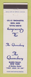 Matchbook Cover - The Queensbury Glens Falls NY Hotel