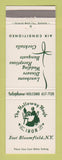 Matchbook Cover - Holloway House East Bloomfield NY