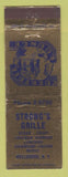 Matchbook Cover - Stong's Grill Wellsburg NY WEAR