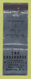 Matchbook Cover - The Lakehouse Middleville NY