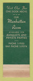 Matchbook Cover - O'Connors Restaurant Albany NY