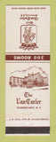 Matchbook Cover - Hotel Van Curler Schenectady NY
