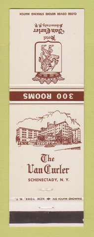 Matchbook Cover - Hotel Van Curler Schenectady NY